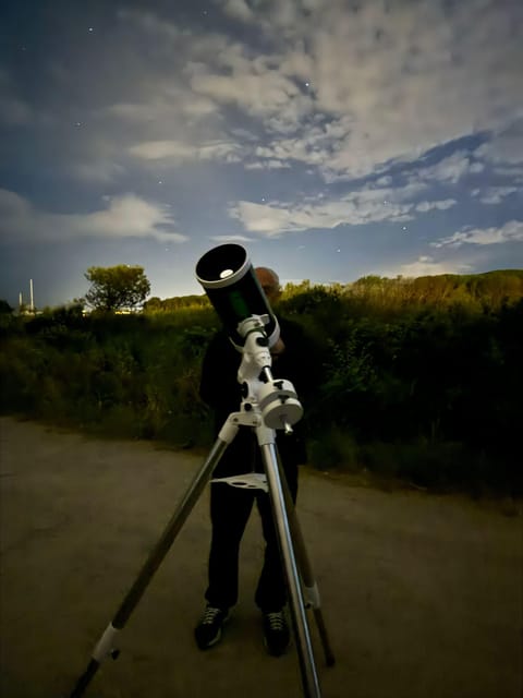 Astronomy Evening "Rando Astro Fréjus" - The meeting point and outdoor setup