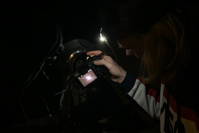 Astronomy Night - Family Stargazing in Finca Astronomica - Looking through optical and robotic telescopes
