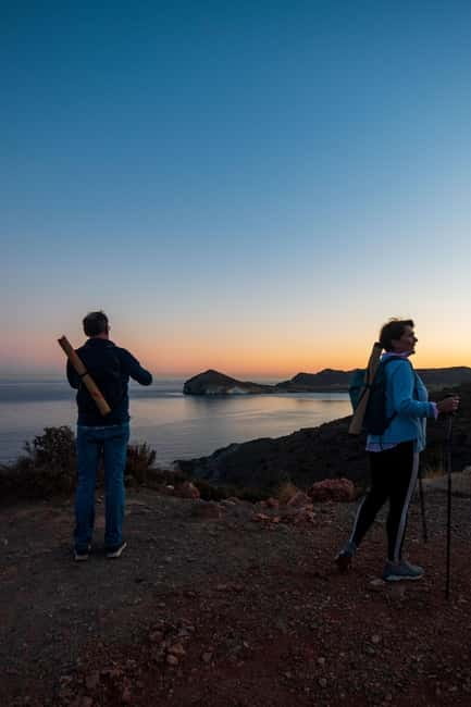 Cabo de Gata: Guided Night Walk with Stargazing - Lying beneath the stars at Los Genoveses