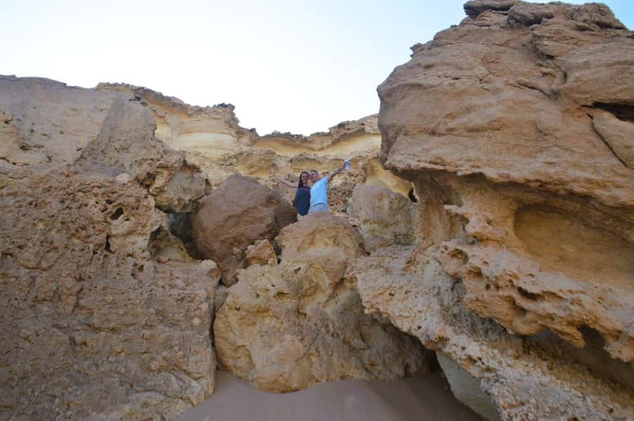 ( canyon hurghada & stargazing ) - Sunset from a high desert hill