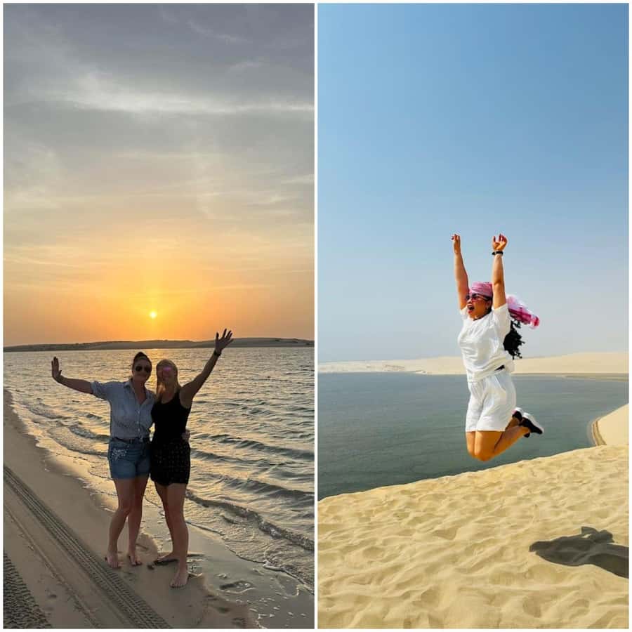 Doha: Night Desert Safari + Camel ride + Stargazing & Relax - Pickup from Doha in a luxury Land Cruiser