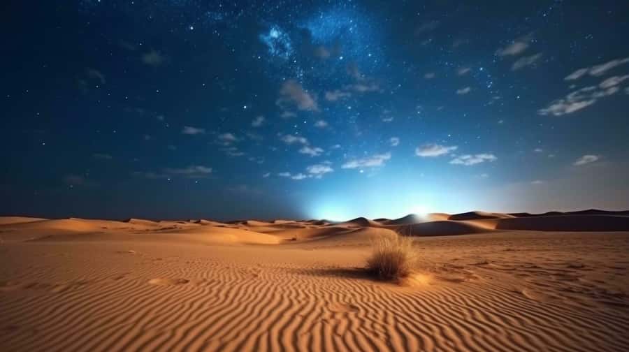 Doha Night Desert Safari Stargazing And Camel Ride - The first Inland Sea stop