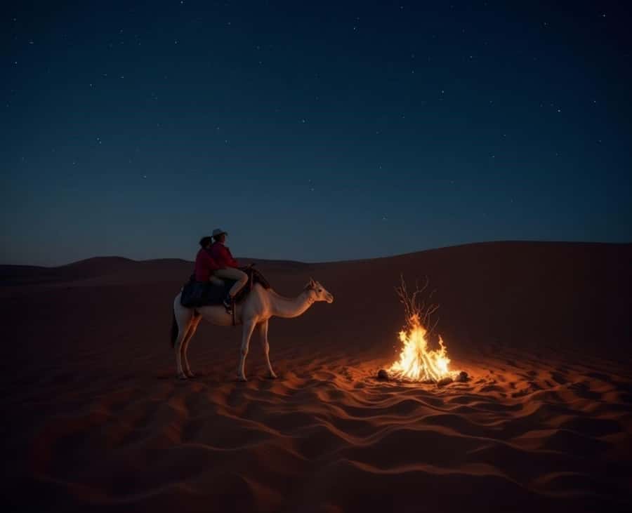 Doha : Night Desert Safari with Dune Bashing & Stargazing - Stargazing beneath Qatar’s open sky