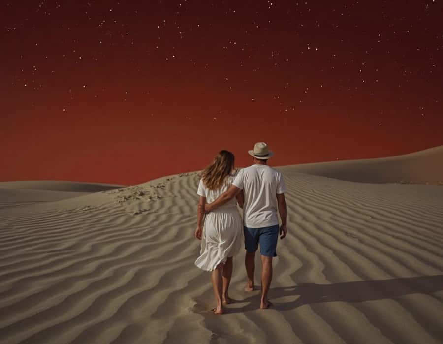 Doha : Night Desert Safari with Dune Bashing & Stargazing - Camel riding and the traditional tent