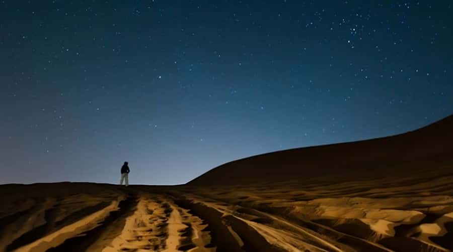 Doha: Night Desert Safari with Stargazing & Camel Ride - The Inland Sea where sand meets water