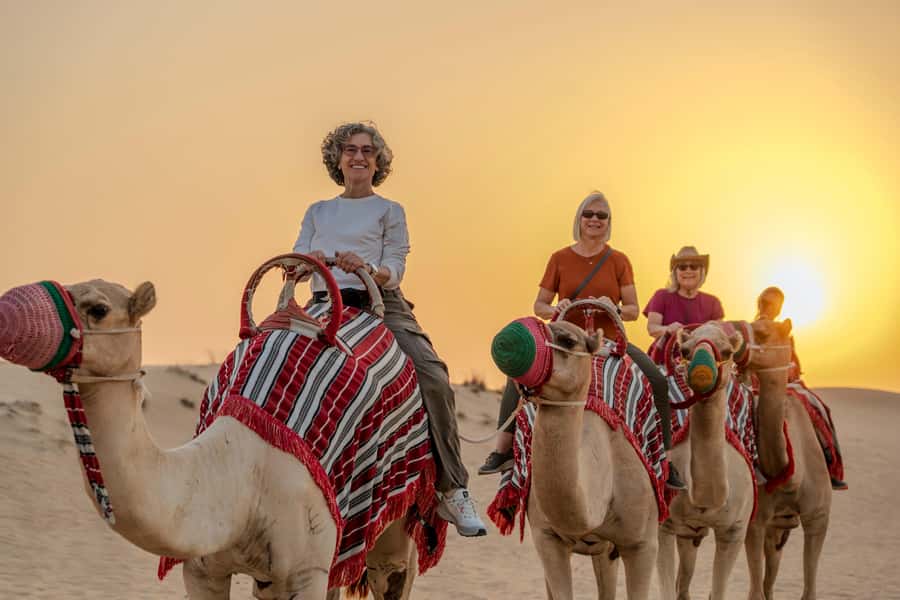 Dubai: Evening Desert Safari with Camel Ride & Stargazing - The 45-minute ride from Dubai to the dunes