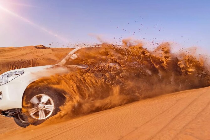 Dubai Red Dunes ATV, Camels, Stargazing & 5<em> BBQ – Red dunes first, dinner later’ /></p>
<p><p>This experience works because it divides the evening into two very different moods. First comes the red desert outside Dubai, where you ride a quad bike or buggy over sandy ground. Later, at a Bedouin-style camp, the pace slows for food, local-style activities, entertainment, and a look at the night sky.</p>
</p>
<p><p>You are not simply sitting in a 4×4 for the entire outing. The selected vehicle is part of the main event. Depending on your booking, you may ride a quad bike or a buggy, with different engine sizes and seating arrangements available. That choice matters: a quad bike feels more exposed and direct, while a buggy gives you a larger machine and, in some cases, room for more than one person.</p>
</p>
<p><p>The advertised price is <strong>$41.87 per person</strong>, which is a strong value if you plan to use most of the inclusions. Private transport alone adds convenience, and the package also covers dune activities, a short camel ride, food, soft drinks, and live shows. You are paying for a full evening rather than one isolated desert ride.</p>
</p>
<p><p>Still, I would keep your expectations practical. This is a compact outing, not a slow, silent desert retreat. You will move between activities, and the self-drive portion shares time with the camp program. If your main goal is a long ATV session, check the exact ride duration and vehicle details before paying.</p>
</p>
<div class="twil" style="margin: 20px 0; padding: 15px 0;"><p>More Desert Stargazing Safaris in Dubai:</p><ul style="margin: 10px 0; padding-left: 0; list-style: none;"><li style="margin: 0 0 12px 0; padding: 0 0 12px 0; border-bottom: 1px solid #E4E6F2; line-height: 1.4;"><a href="https://stargazingexplorer.com/dubai-red-dunes-atv-camels-stargazing-5-bbq-al-khayma-camp/">Dubai Red Dunes ATV, Camels, Stargazing & 5* BBQ Al Khayma Camp</a><br><span style="font-size: 0.82em; color: #555;"><span style="color: #3B4FA0;">★</span> 5.0 · 21,620 reviews</span></li><li style="margin: 0 0 12px 0; padding: 0 0 12px 0; border-bottom: 1px solid #E4E6F2; line-height: 1.4;"><a href="https://stargazingexplorer.com/dubai-sunset-camel-trek-al-khayma-camp-stargazing-bbq/">Dubai: Sunset Camel Trek, Al Khayma Camp, Stargazing & BBQ</a><br><span style="font-size: 0.82em; color: #555;"><span style="color: #3B4FA0;">★</span> 4.8 · 2,588 reviews</span></li><li style="margin: 0; padding: 0; border-bottom: none; line-height: 1.4;"><a href="https://stargazingexplorer.com/dubai-overnight-safari-dinner-stargazing-al-khayma-camp/">Dubai: Overnight Safari, Dinner, Stargazing & Al Khayma Camp</a><br><span style="font-size: 0.82em; color: #555;"><span style="color: #3B4FA0;">★</span> 4.8 · 2,562 reviews</span></li></ul></div><h2>Pickup from Dubai makes the evening easy</h2>
<p><img width="669" height="446" decoding="async" src=