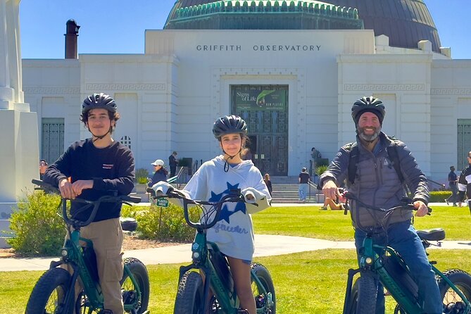 Griffith Observatory: Scott E-Bike Tours LA Private Tour - The Hollywood Sign viewpoint