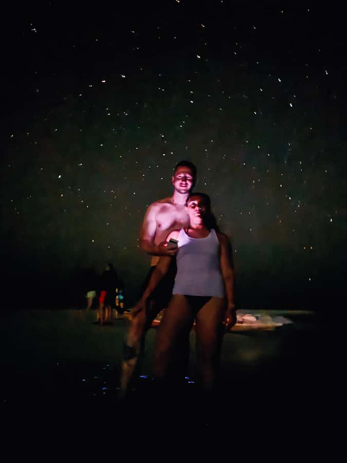 Holbox: Bioluminescence by Kayak and Stargazing. - The golf cart ride to Las Nubes