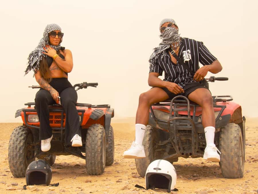 Hurghada: ATV Tour with Camel Ride, Dinner Show & Stargazing - Sunset riding and the short camel stop