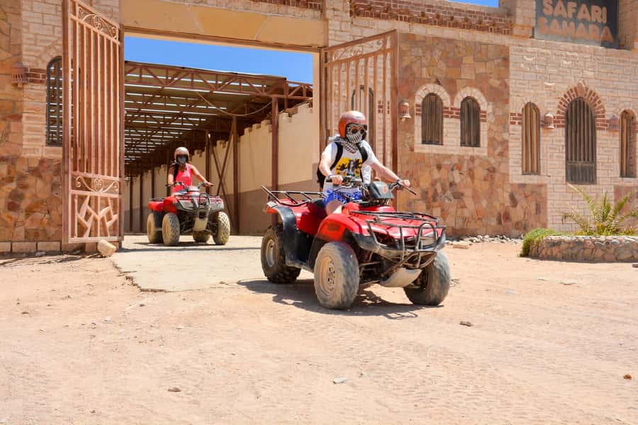 Hurghada: Full-Day Quad & Camel Ride, Stargazing, & Dinner - Quad biking beyond Hurghada’s hotel strip