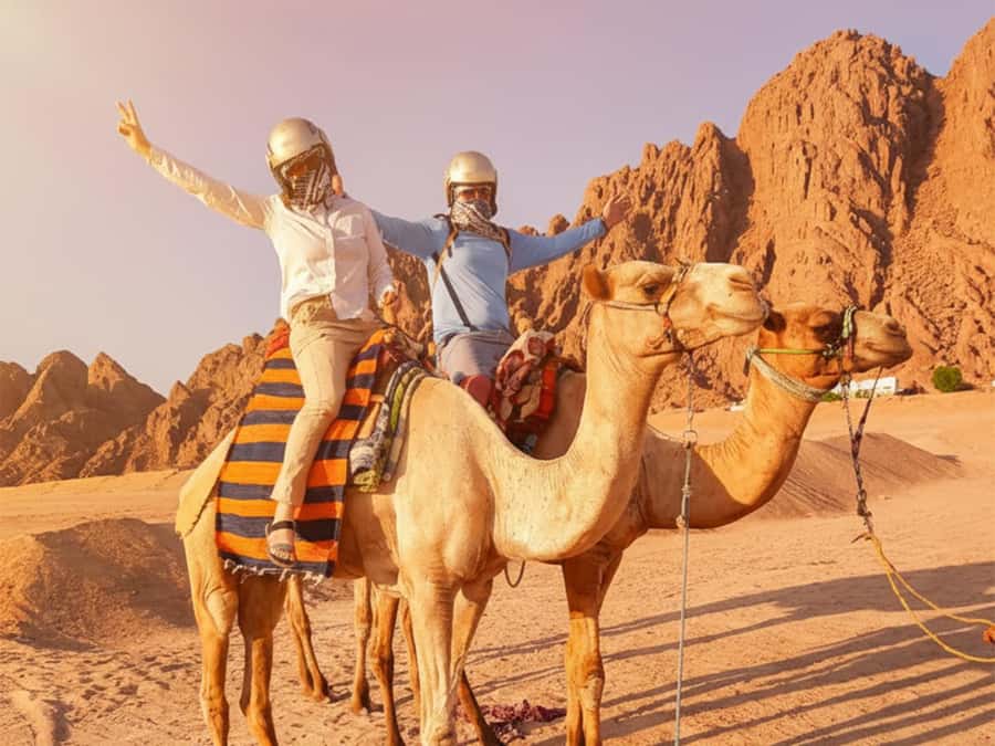 Hurghada: Full-Day Quad & Camel Ride, Stargazing, & Dinner - The camel stop and Bedouin-style camp