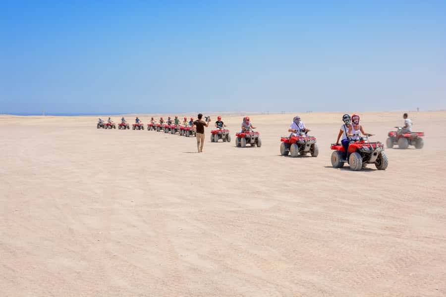 Hurghada: Full-Day Quad & Camel Ride, Stargazing, & Dinner - Hotel pickup from Hurghada and nearby resorts
