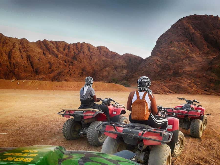 Hurghada: Quad Bike, Sea, Camel, Safari, Stargazing & Dinner - Other versions: sunrise, horses, and buggy rides