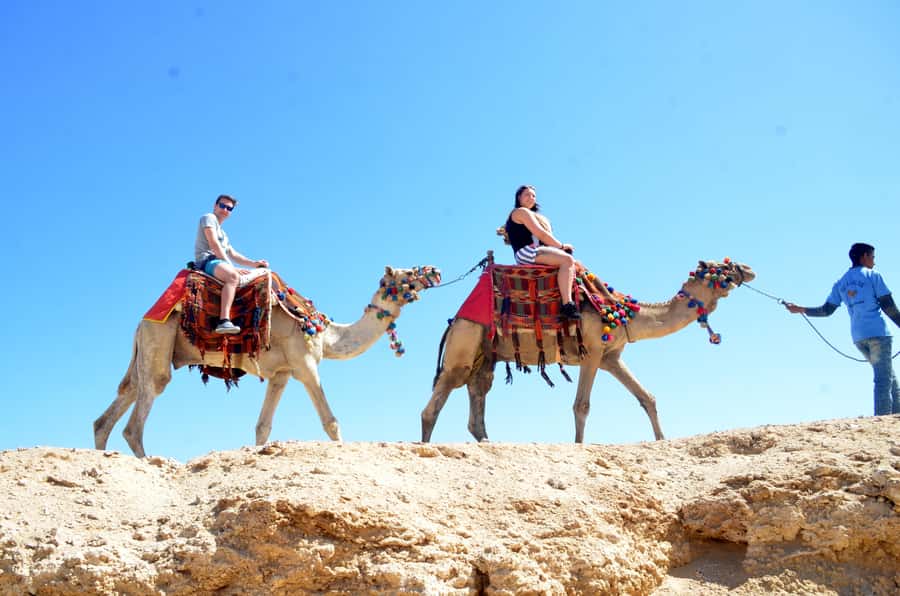 Hurghada: Sea & Desert Camel Ride w/Dinner, Show, Stargazing - The first 15 minutes: orientation and matching riders