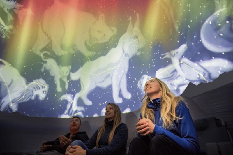 Jasper: Planetarium Indoor Dome Experience - From Indigenous constellations to the Aurora