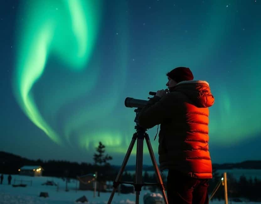 Levi: Northern Lights Tour and Stargazing by Telescope - Waiting by the fire instead of freezing in the dark