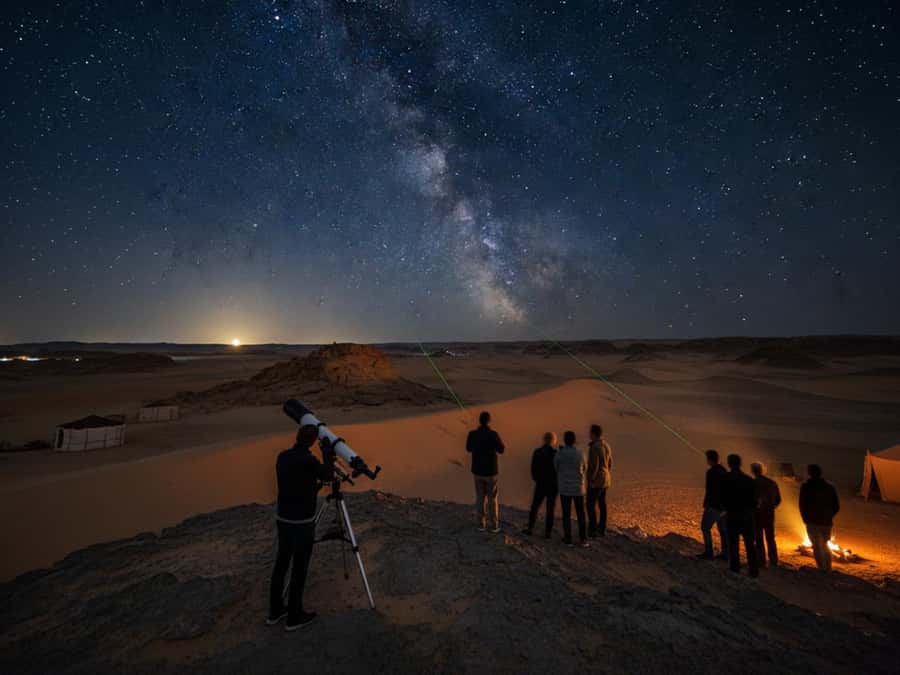 Makadi Bay: 2H Quad Bike, Camel, Stargazing, Dinner & Show - The safety briefing and first test ride