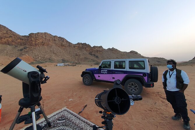 Mleiha Dubai Desert Overnight Camping Stargazing with BBQ Dinner - BBQ dinner beside the bonfire