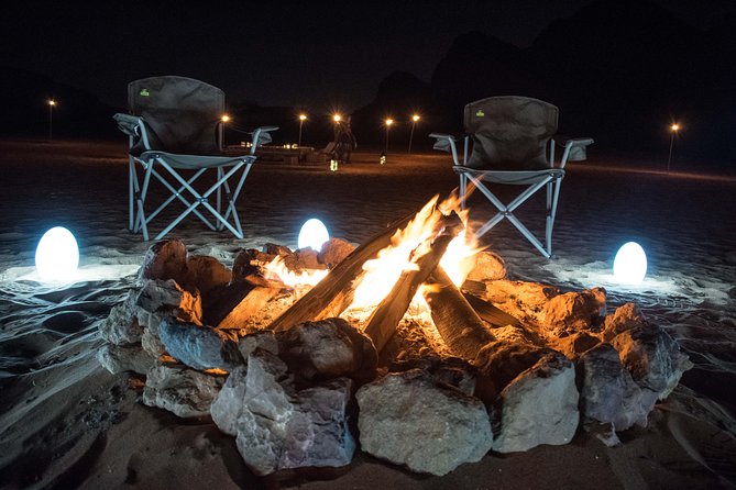 Mleiha Dubai Desert Overnight Camping Stargazing with BBQ Dinner - Sleeping under the stars in basic camp conditions