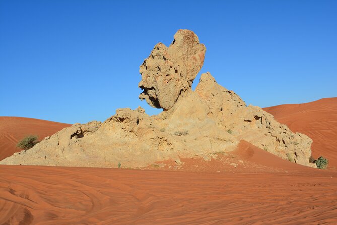 Mleiha Dubai Desert Safari with Stargazing and Dinner - Camel Rock and Fossil Rock