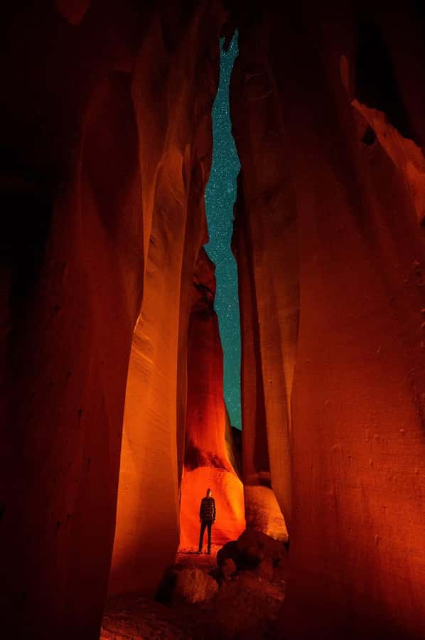 Page: Antelope Valley Canyon Stargazing Night Hike - The Return Walk and the Two-Hour Pace