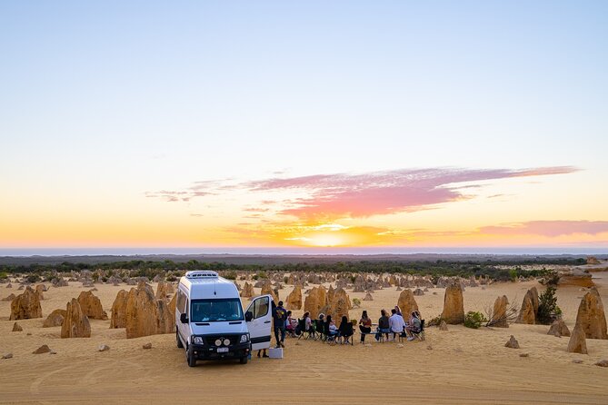 Pinnacles Desert Sunset Dinner and Stargazing Tour - Sunset dinner among the limestone pillars