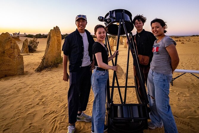 Pinnacles Desert Sunset Dinner and Stargazing Tour - Sandboarding at the Lancelin dunes