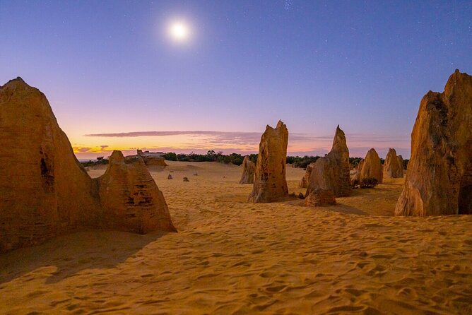 Pinnacles Sunset Stargazing Dinner Experience Small Group Tour - The road north from Perth