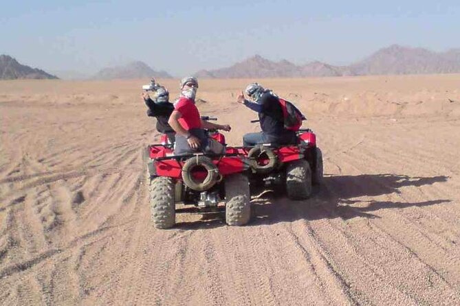 Quad Bike, Jeep, Camel, Sunset, Dinner and Stargazing in Hurghada - From Hurghada hotel pickup to the open desert