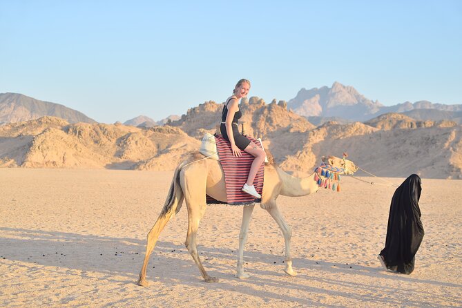 Quad Bike, Jeep, Camel, Sunset, Dinner and Stargazing in Hurghada - Camel riding and a taste of desert tradition