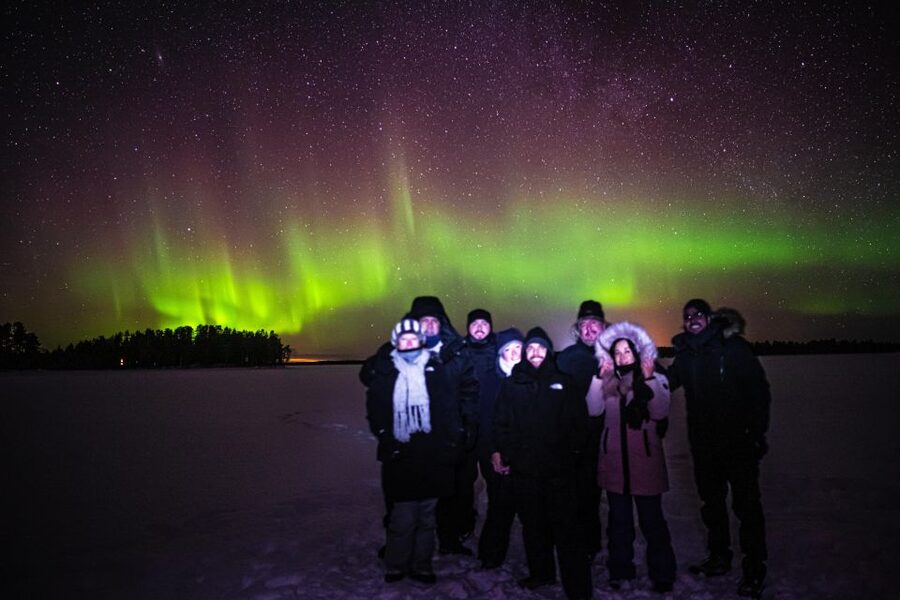 Rovaniemi: Night Sky lappish Barbecue - Dressing for a Long Arctic Wait