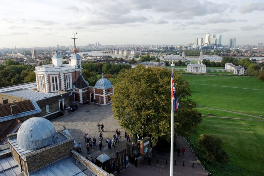 Royal Observatory Greenwich & Prime Meridian Entrance Ticket - The view from Greenwich Park