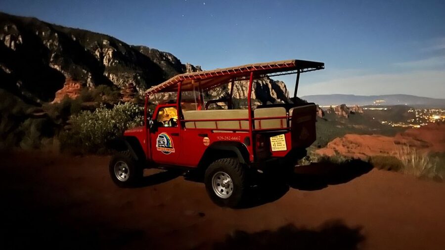 Sedona: Private Stargazing Tour with a Local Guide - Leaving west Sedona for Seven Canyons