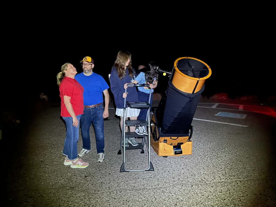 Sedona: Stargazing Tour with Telescopes and Video Astronomy - The telescope portion: planets, stars, and familiar targets