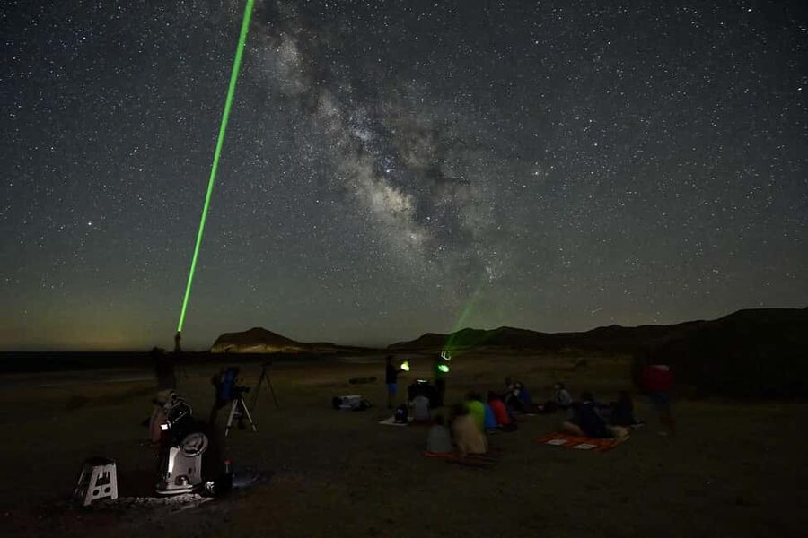 Tabernas Desert: Stargazing with Telescopes - The five-minute walk into the observation area